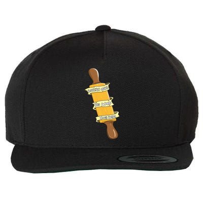 Bakers Make The World Smell Better Baking Baker Pastry Chef Gift Wool Snapback Cap