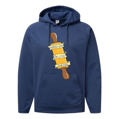 Bakers Make The World Smell Better Baking Baker Pastry Chef Gift Performance Fleece Hoodie