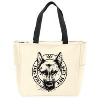 Belgian Malinois Talk Shit Get Bit Zip Tote Bag