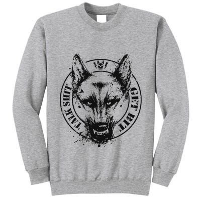 Belgian Malinois Talk Shit Get Bit Tall Sweatshirt