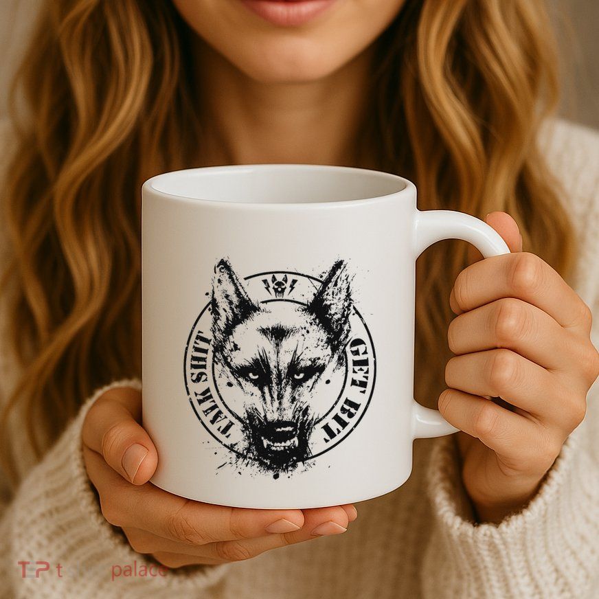 Belgian Malinois Talk Shit Get Bit Mug
