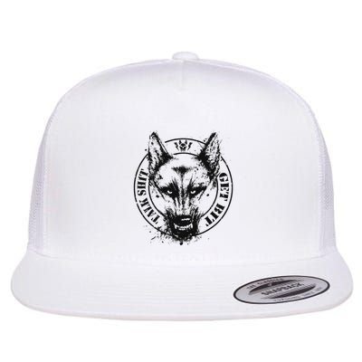 Belgian Malinois Talk Shit Get Bit Flat Bill Trucker Hat