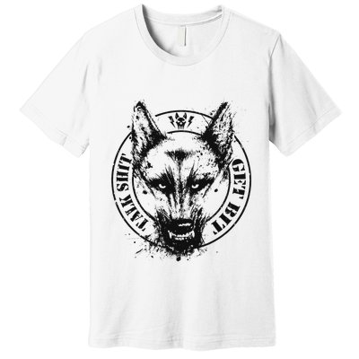 Belgian Malinois Talk Shit Get Bit Premium T-Shirt