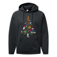 Broadway Musical Theatre Christmas Tree Funny Xmas Performance Fleece Hoodie