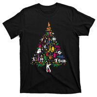 Broadway Musical Theatre Christmas Tree Funny Xmas T-Shirt