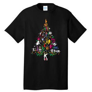 Broadway Musical Theatre Christmas Tree Funny Xmas Tall T-Shirt