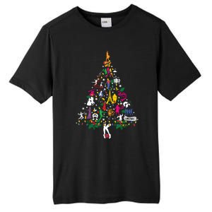 Broadway Musical Theatre Christmas Tree Funny Xmas Tall Fusion ChromaSoft Performance T-Shirt