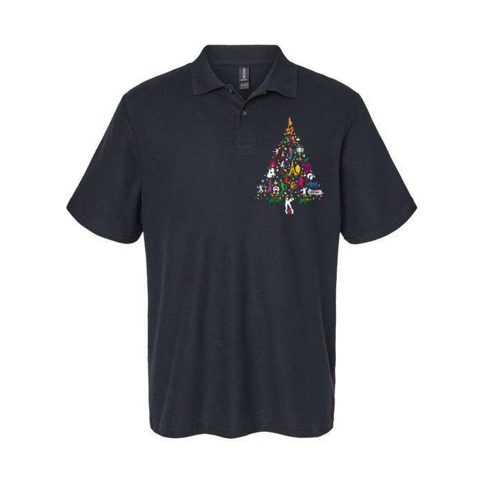 Broadway Musical Theatre Christmas Tree Funny Xmas Softstyle Adult Sport Polo