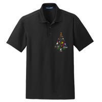 Broadway Musical Theatre Christmas Tree Funny Xmas Dry Zone Grid Polo