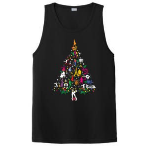 Broadway Musical Theatre Christmas Tree Funny Xmas PosiCharge Competitor Tank