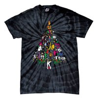 Broadway Musical Theatre Christmas Tree Funny Xmas Tie-Dye T-Shirt