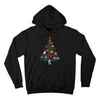 Broadway Musical Theatre Christmas Tree Funny Xmas Tall Hoodie