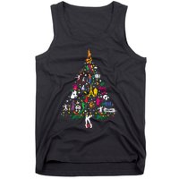 Broadway Musical Theatre Christmas Tree Funny Xmas Tank Top