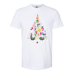 Broadway Musical Theatre Christmas Tree Funny Xmas Softstyle CVC T-Shirt