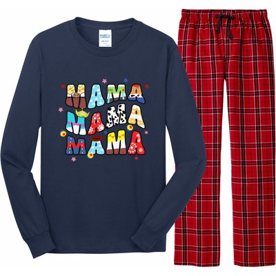 Boy Mom Toy Funny Story Mama MotherS Day Long Sleeve Pajama Set