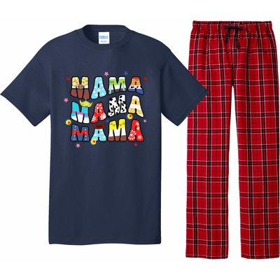 Boy Mom Toy Funny Story Mama MotherS Day Pajama Set