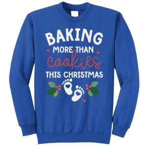 Baking More Than Cookies This Christmas Pregnancy Baker Gift Sweatshirt