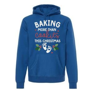 Baking More Than Cookies This Christmas Pregnancy Baker Gift Premium Hoodie