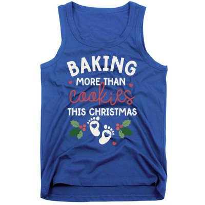 Baking More Than Cookies This Christmas Pregnancy Baker Gift Tank Top