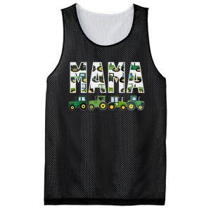 Boy Mama Tractor Son Mom Toy Lover Mesh Reversible Basketball Jersey Tank