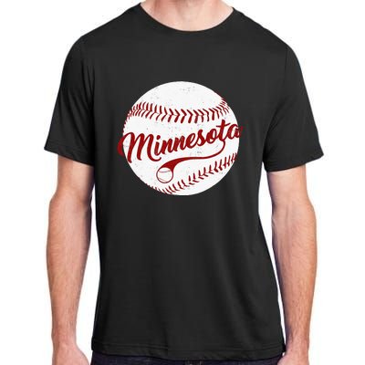 Baseball Minnesota Team Love Twin City National Pastime Men Adult ChromaSoft Performance T-Shirt