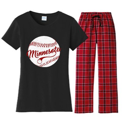 Baseball Minnesota Team Love Twin City National Pastime Men Women's Flannel Pajama Set