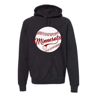 Baseball Minnesota Team Love Twin City National Pastime Men Premium Hoodie