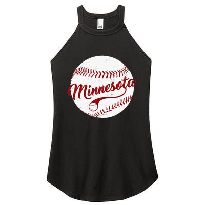 Baseball Minnesota Team Love Twin City National Pastime Men Women's Perfect Tri Rocker Tank