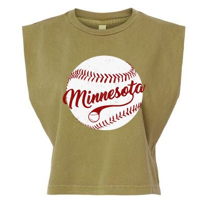 Baseball Minnesota Team Love Twin City National Pastime Men Garment-Dyed Women's Muscle Tee