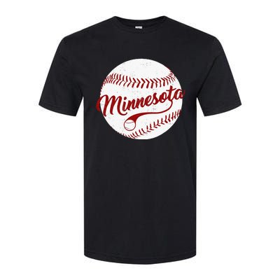 Baseball Minnesota Team Love Twin City National Pastime Men Softstyle® CVC T-Shirt