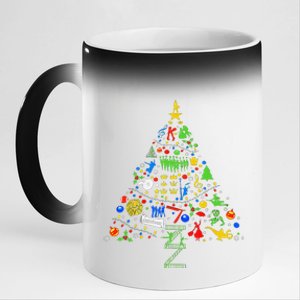 Broadway Musical Theatre Christmas Tree 11oz Black Color Changing Mug