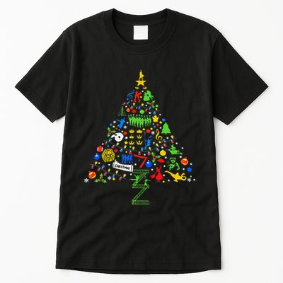 Broadway Musical Theatre Christmas Tree Tall T-Shirt