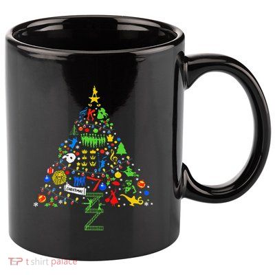 Broadway Musical Theatre Christmas Tree 11oz C Handle Ceramic Mug