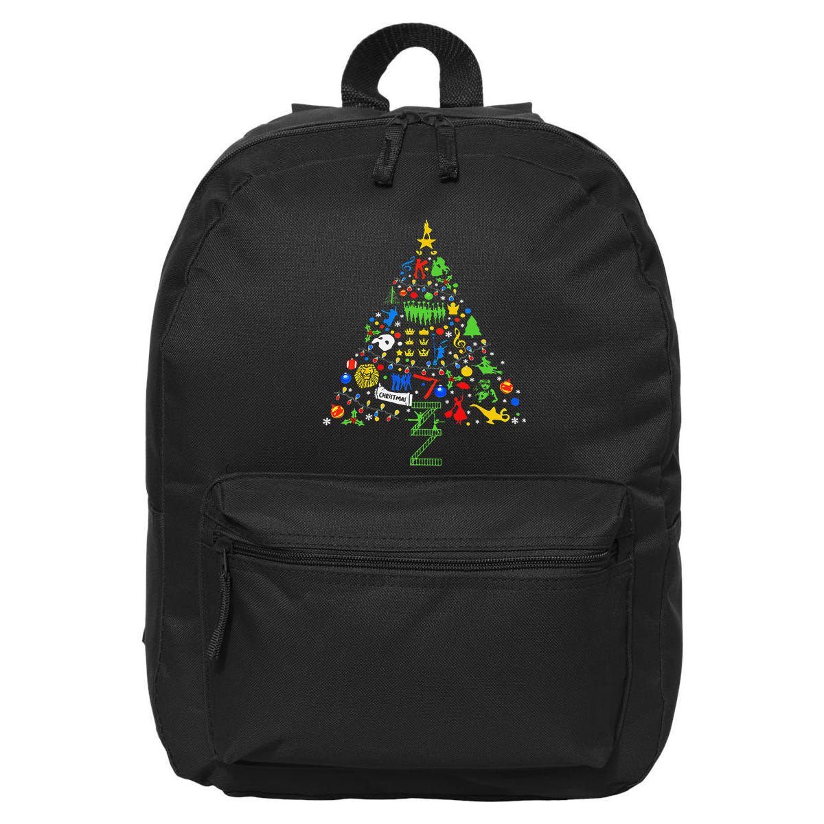 Broadway Musical Theatre Christmas Tree 16 in Basic Backpack
