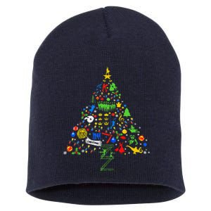 Broadway Musical Theatre Christmas Tree Short Acrylic Beanie