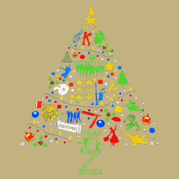 Broadway Musical Theatre Christmas Tree Performance Shirt
