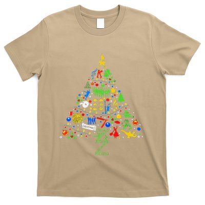 Broadway Musical Theatre Christmas Tree T-Shirt