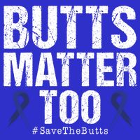Butts Matter Too Save The Butts Colon Cancer Awareness Gift Hoodie