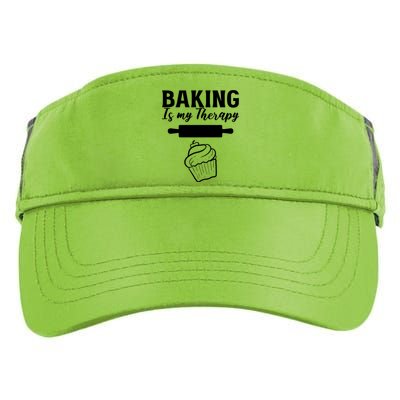 Baking My Therapy Pastry Chef Gift Adult Drive Performance Visor