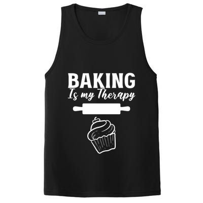 Baking My Therapy Pastry Chef Gift PosiCharge Competitor Tank