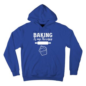 Baking My Therapy Pastry Chef Gift Hoodie