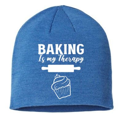 Baking My Therapy Pastry Chef Gift Sustainable Beanie