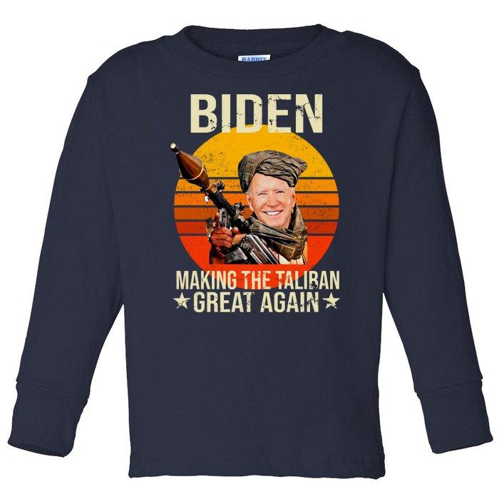 Biden Making The Taliban Great Again RPG Toddler Long Sleeve Shirt