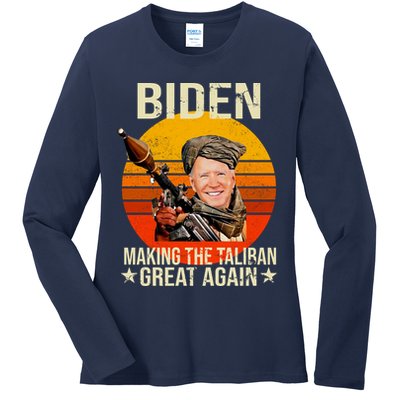 Biden Making The Taliban Great Again RPG Ladies Long Sleeve Shirt