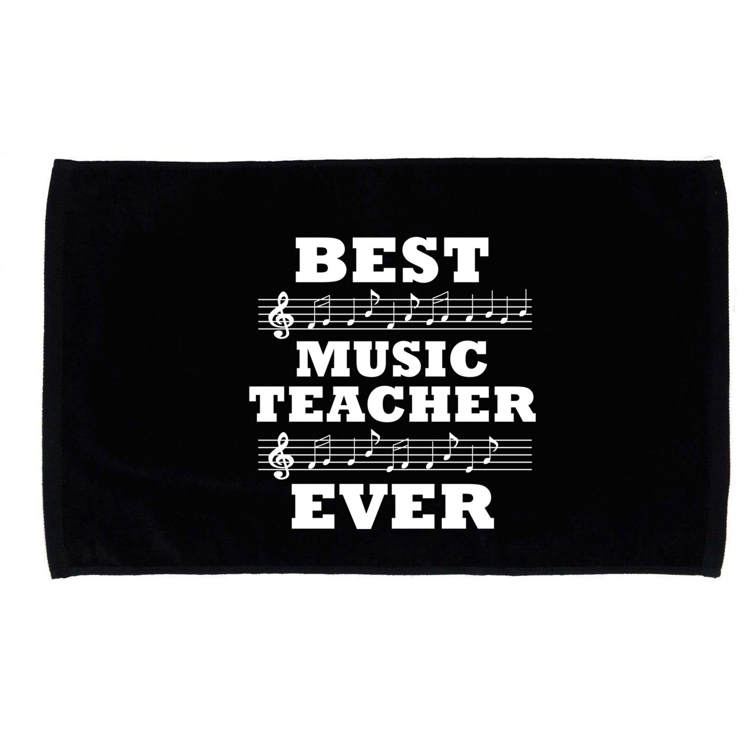 Best Music Teacher Ever Gift Microfiber Hand Towel