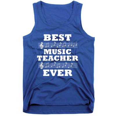 Best Music Teacher Ever Gift Tank Top