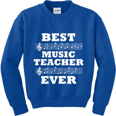Best Music Teacher Ever Gift Kids Sweatshirt