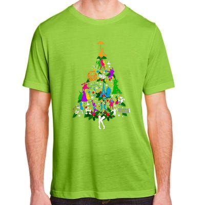 Broadway Musical Theater Christmas Tree Adult ChromaSoft Performance T-Shirt