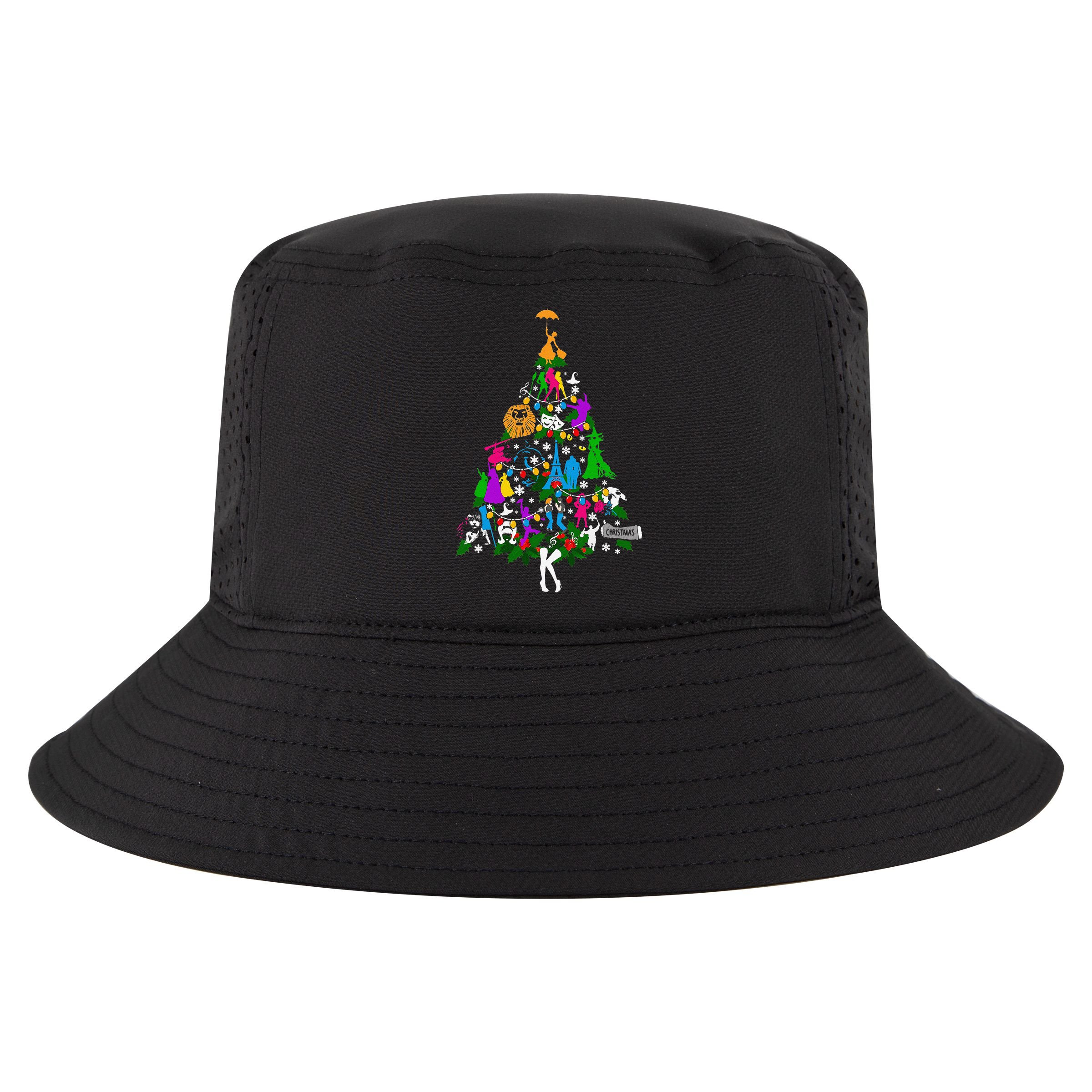 Broadway Musical Theater Christmas Tree Cool Comfort Performance Bucket Hat
