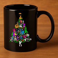 Broadway Musical Theater Christmas Tree 11oz C Handle Ceramic Mug